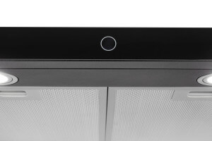 Okap pochłaniacz podszafkowy czarny dotykowy 60