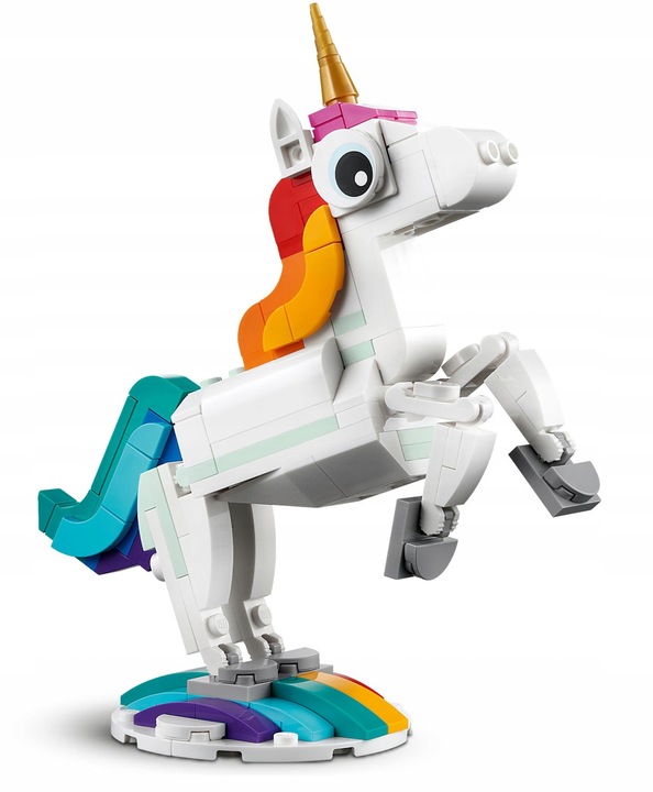 LEGO Creator 3w1 Magiczny jednorożec 31140 + Urodzinowy niedźwiedź 30582