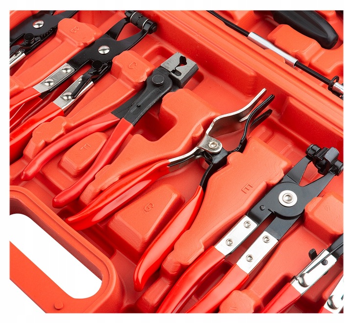 Szczypce do przewodów 9 elementów w walizce REDATS