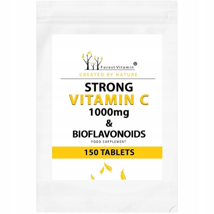 FOREST VITAMIN Strong Vitamin C 1000mg&Bioflavonoids 150tabs WITAMINA C