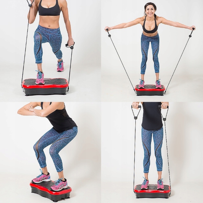 PLATFORMA WIBRACYJNA MASAŻER TRENING CAŁEGO CIAŁA WYSZCZUPLAJĄCA WIBRUJĄCA