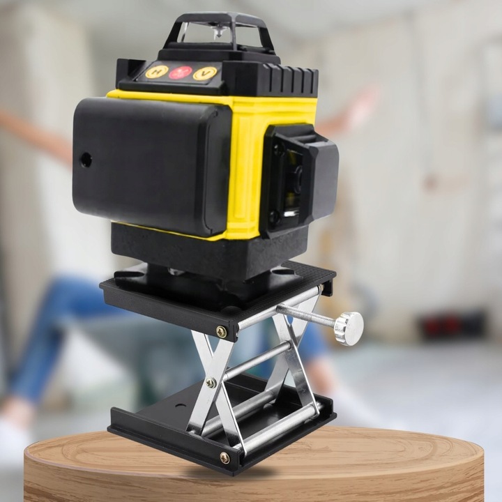 POZIOMNICA LASEROWA POZIOMICA 4D 16 LINII KRZYŻOWA 360 LASER ZESTAW