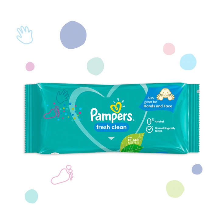 Pampers Chusteczki FRESH CLEAN 12x52 szt.