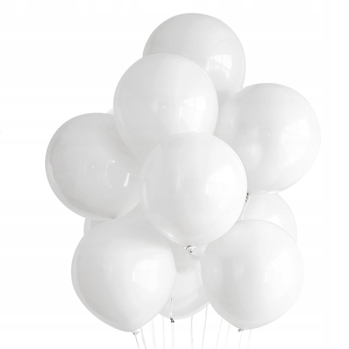 Balony Białe Duże Dekoracje Komunijne Zestaw Balonów Ślub Komunia