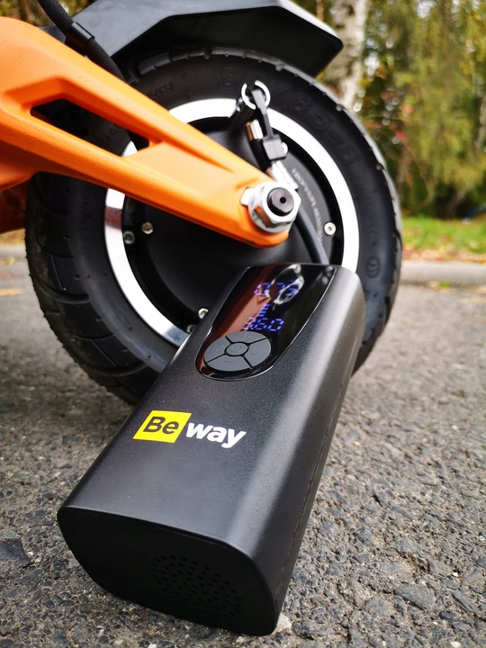 POMPKA ELEKTRYCZNA NAJMOCNIEJSZA 9000 mAh 150psi BEWAY DO ROWERU ROWEROWA