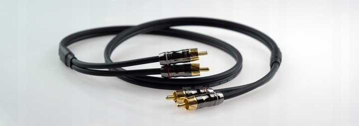 Kabel audio cinch Klotz 2RCA 2xRCA przewód - 0,75m