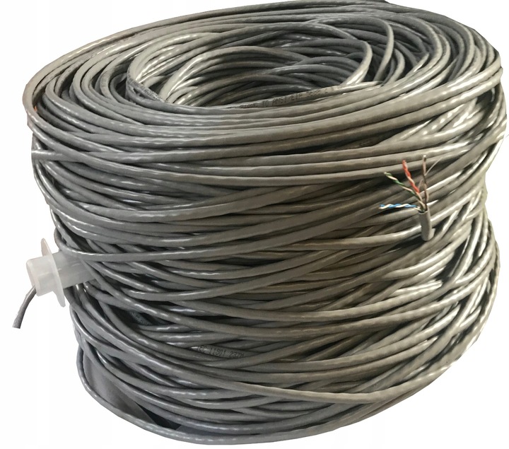 KABEL SIECIOWY UTP KAT 5E 100 m SKRĘTKA EUROKOMP