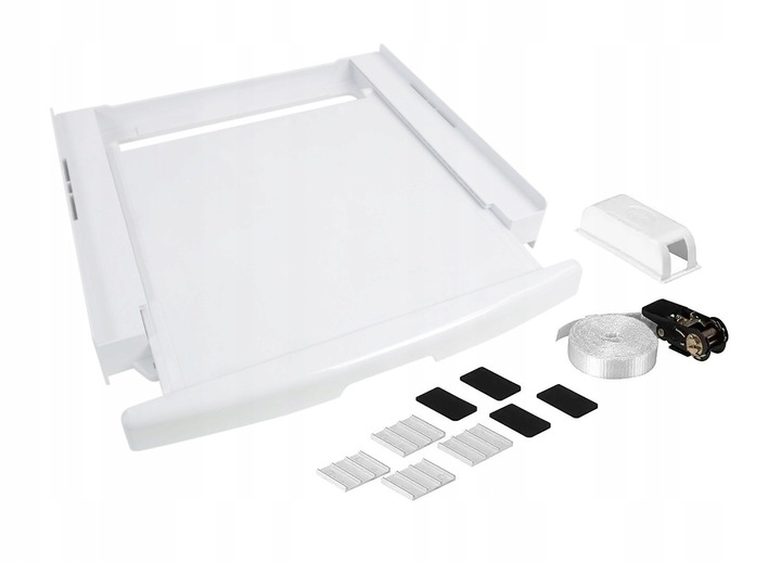 ŁĄCZNIK Z WYSUWANĄ PÓŁKĄ DO SUSZARKI PRALKI | UNIWERSALNY