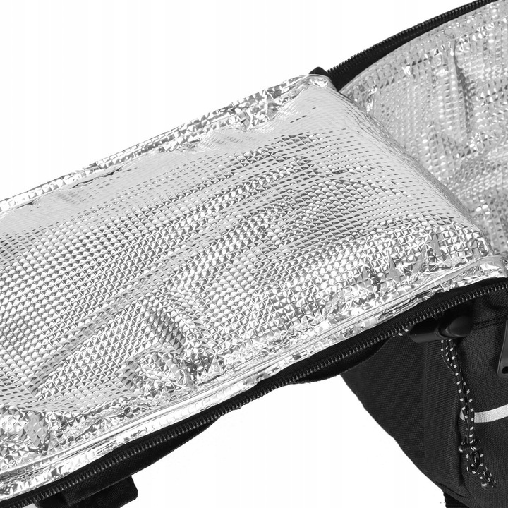 SAKWA ROWEROWA TORBA NA BAGAŻNIK ROWEROWY TERMICZNA POJEMNA DUŻA 8,5l KUFER