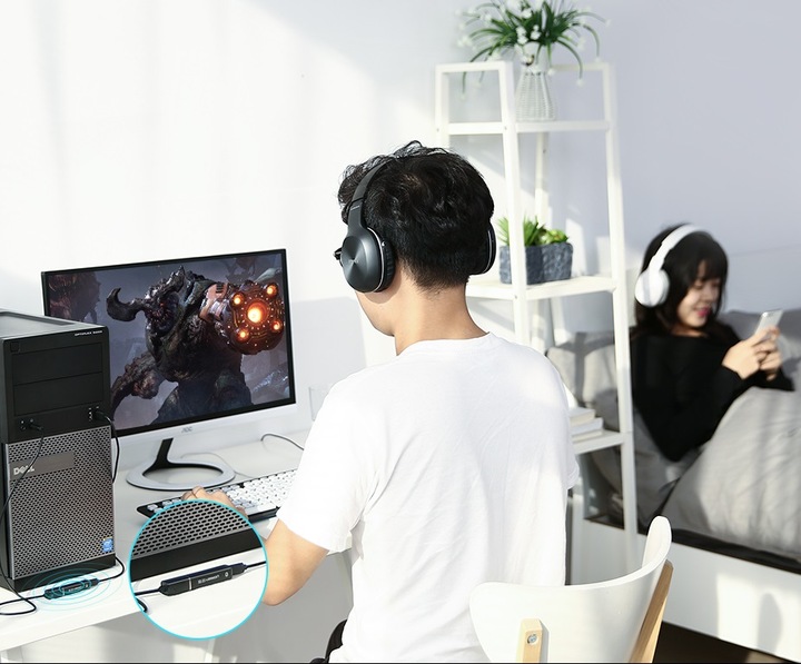 UGREEN TRANSMITER AUDIO TOSLINK OPTYCZNY MICRO USB BLUETOOTH 5.0 APTX