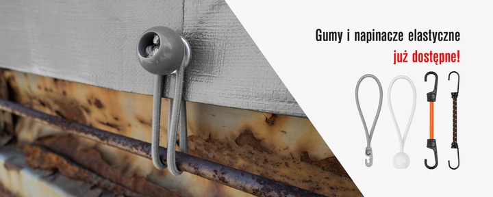 Guma z Hakiem 40cm do plandek BCH1-08040GY-E