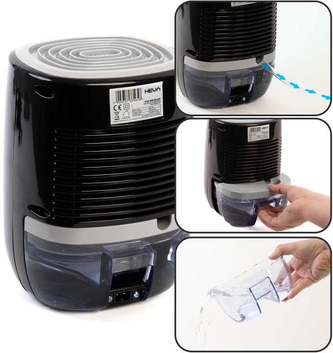 Osuszacz powietrza pochłaniacz wilgoci HEVA DUX wydajny 0,8l do domu
