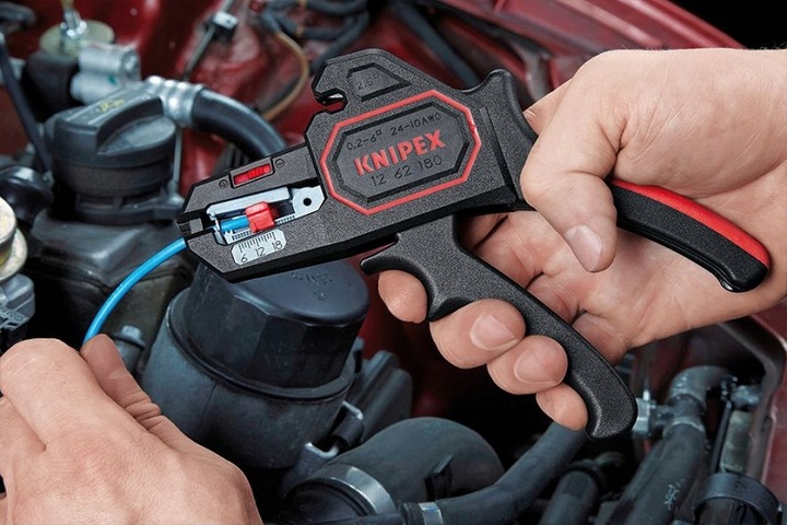 Automatyczne szczypce do ściągania izolacji Ściągacz KNIPEX 12 62 180