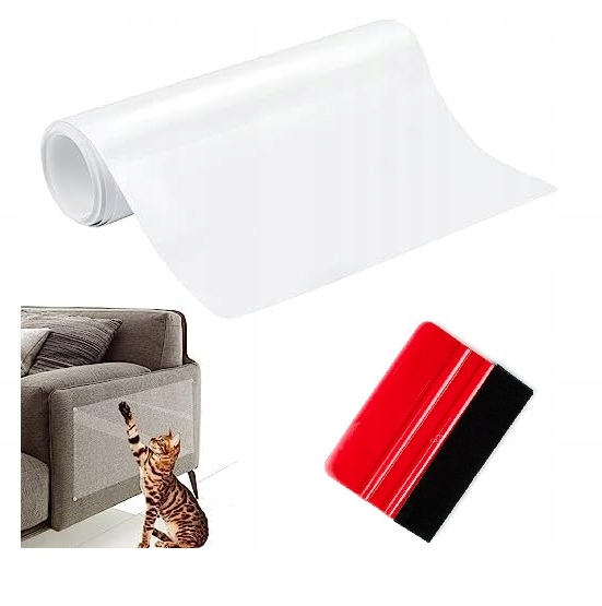 FOLIA OCHRONNA DRZWI MEBLE PRZECIW DRAPANIU 150X80 RAKLA FILC GRATIS