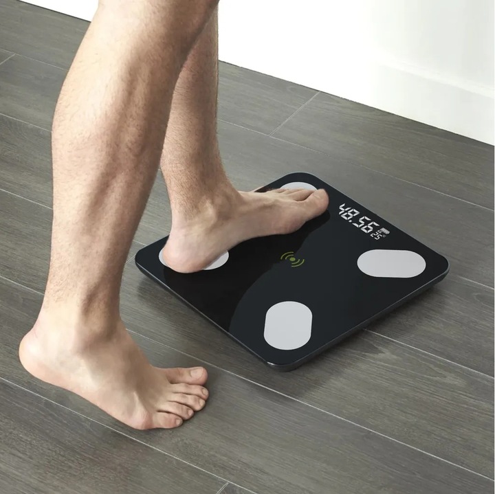 WAGA ŁAZIENKOWA ANALITYCZNA SLIM 180KG SMART+ 31w1 ANDROID iOS