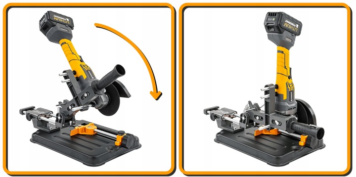 STOJAK DO SZLIFIERKI KĄTOWEJ Z POSUWEM STATYW UCHWYT MOCOWANIE 115-125