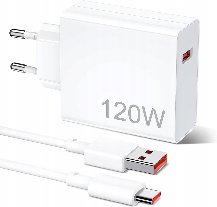 SZYBKA ŁADOWARKA 120 W I KABEL DO XIAOMI/REDMI