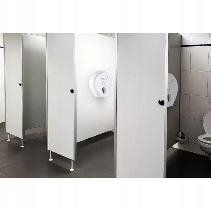 Papier Toaletowy Jumbo Biały Celuloza 2 Warstw Horeca 80m 400 listków