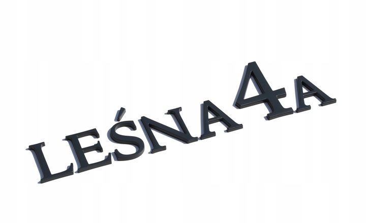 numer domu numer na dom cyfry na dom tablica na dom adres 3D premium 19cm