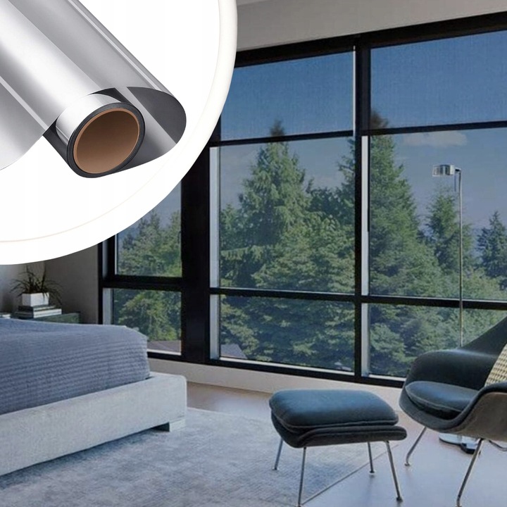 FOLIA LUSTRO WENECKIE OKIENNA SAMOPRZYLEPNA LUSTRZANA DO SZYB OKNA 50x152cm