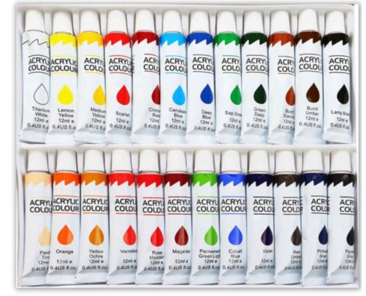 ZESTAW ARTYSTYCZNY MALARSKI DO MALOWANIA DLA DZIECI ZE SZTALUGĄ FARBY