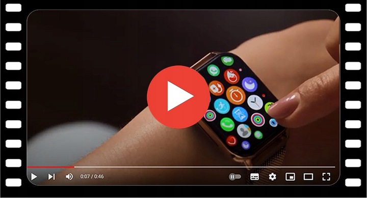 SMARTWATCH ZEGAREK DAMSKI POLSKIE MENU ROZMOWY CIŚNIENIE PULS SPORT ZDROWIE