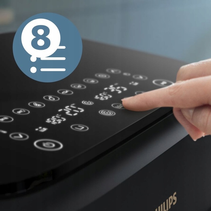 Frytkownica beztłuszczowa dwukomorowa Philips Ovi Airfryer 9l NA352/00