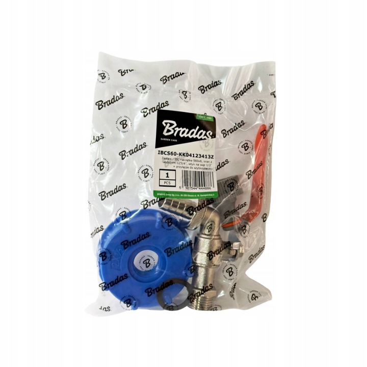 Zawór Czerpalny Kran Mauzer 1000l IBC Zestaw do Zbiornika Wąż 1/2" +