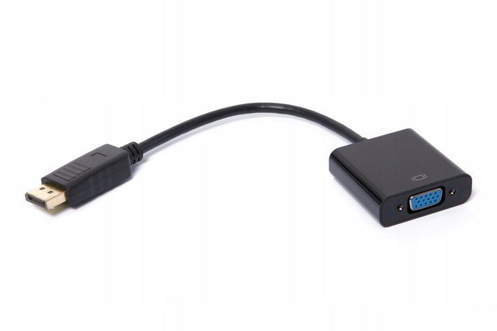 Adapter kabel przejściówka DisplayPort DP VGA DSUB Akyga monitor rzutnik