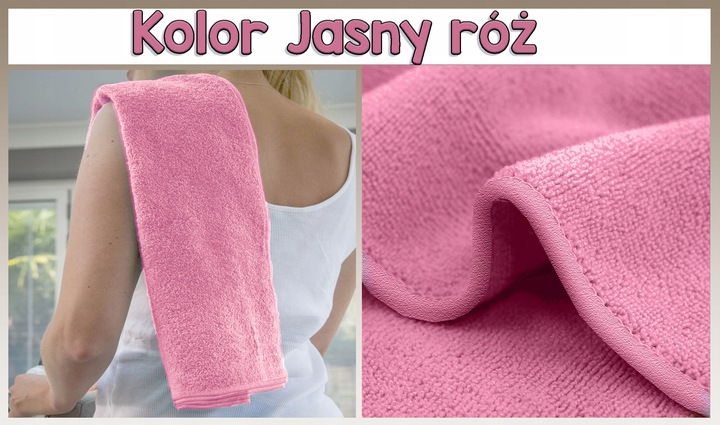 Ręcznik kąpielowy SZYBKOSCHNĄCY z Mikrofibry FIT