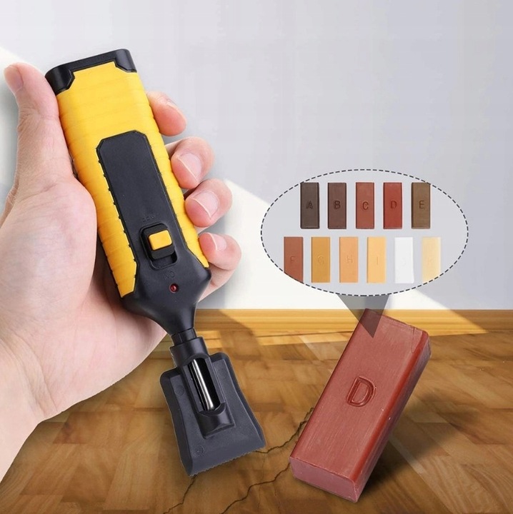 ZESTAW DO NAPRAWY PANELI WOSK NAPRAWCZY DO PODŁÓG WYPEŁNIENIE RYS I