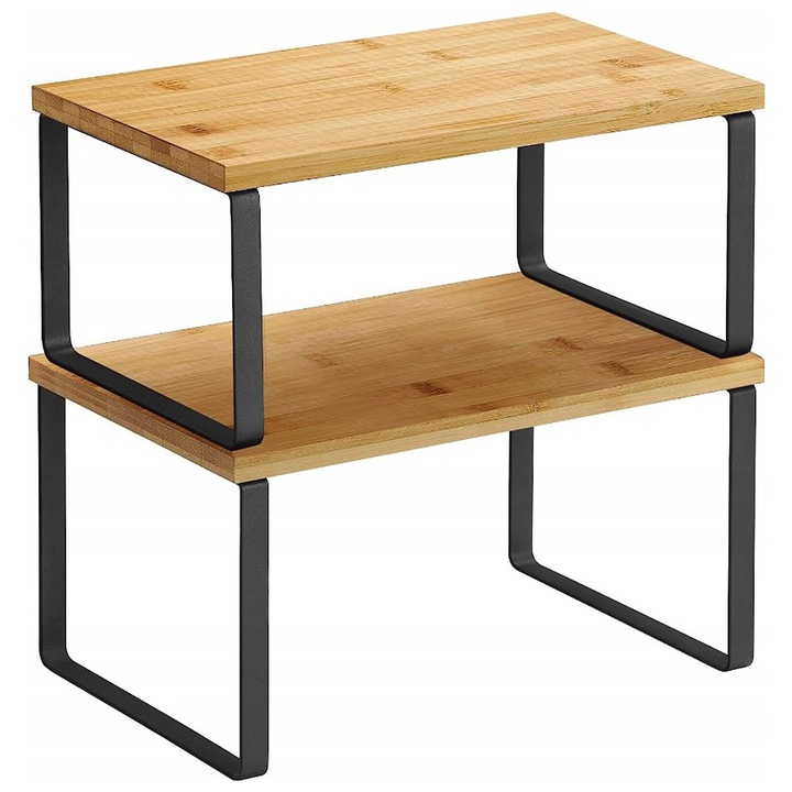 KOMPLET DWÓCH PÓŁEK kuchennych BANBUS na przyprawy do szafy STOJAK