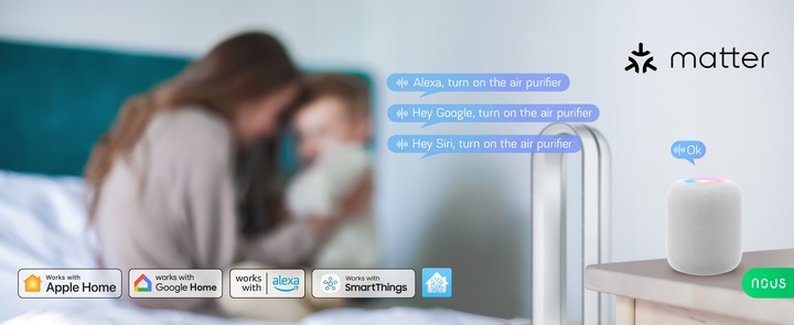 Gniazdo Smart Matter NOUS A8M 16A Home Assistant TUYA Appel HomeKit