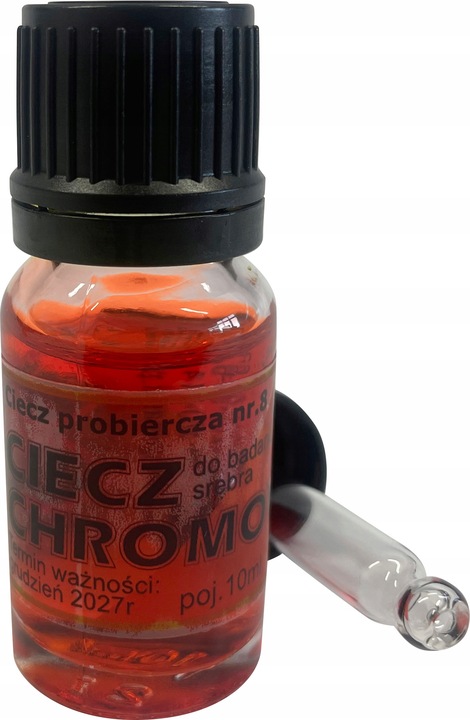 Ciecz chromowa probiercza do badania srebra 10ml