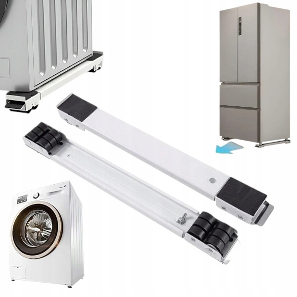 PODSTAWA RUCHOMA AGD NA KÓŁKACH STOJAK ROLKI DO MEBLI 200KG X2