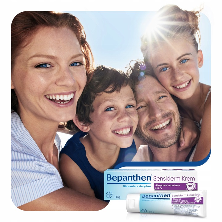 BEPANTHEN SENSIDERM Krem leczenie AZS i egzemy 20g