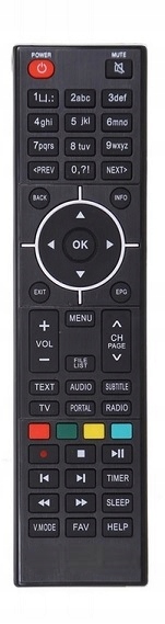 UNIWERSALNY PILOT DO DEKODERA ZGEMMA SERIA H2 H5 H7 H9 H10 H11 H8.2H