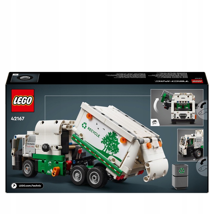 LEGO Technic Śmieciarka Mack LR Electric 42167