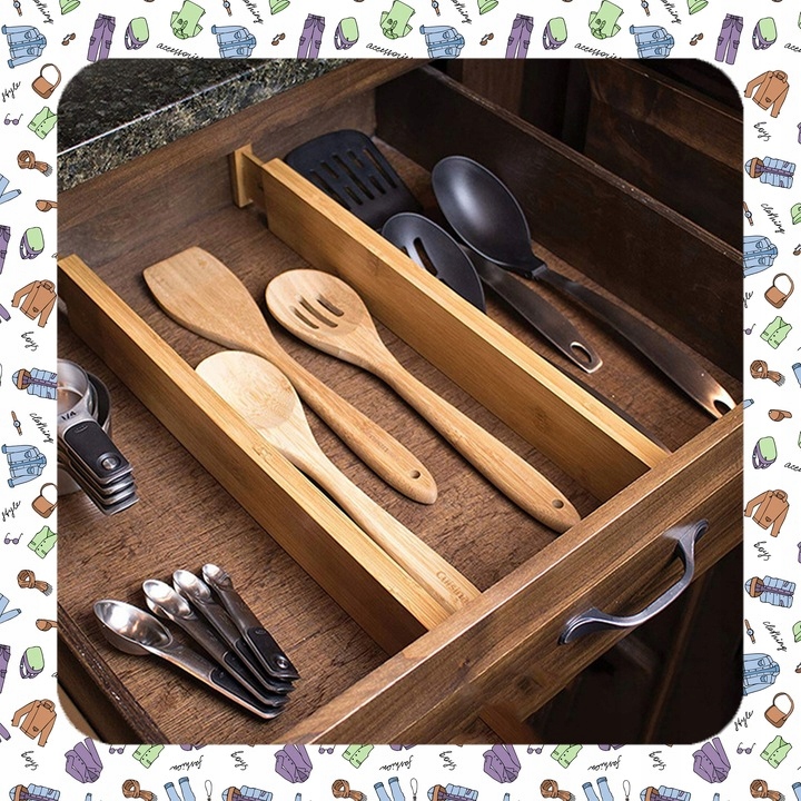 4x ORGANIZER DO SZUFLADY SZUFLAD PRZEGRÓDKA SEPARATOR PRZEGRODY