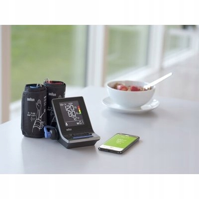 CIŚNIENIOMIERZ NARAMIENNY BRAUN EXACTFIT 5 BUA6350 BLUETOOTH 2MANKIETY ETUI