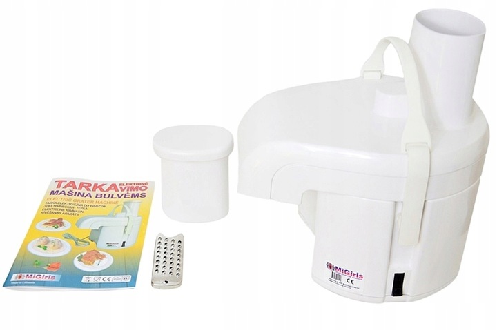 MASZYNKA DO TARCIA ZIEMNIAKÓW MIGIRIS CIORKA | 250W | BIAŁA