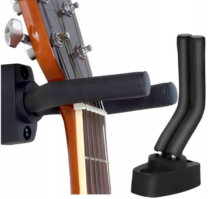 WIESZAK HAK ŚCIENNY UCHWYT NA GITARĘ DO GITARY GITAROWY PREZENT DLA MUZYKA