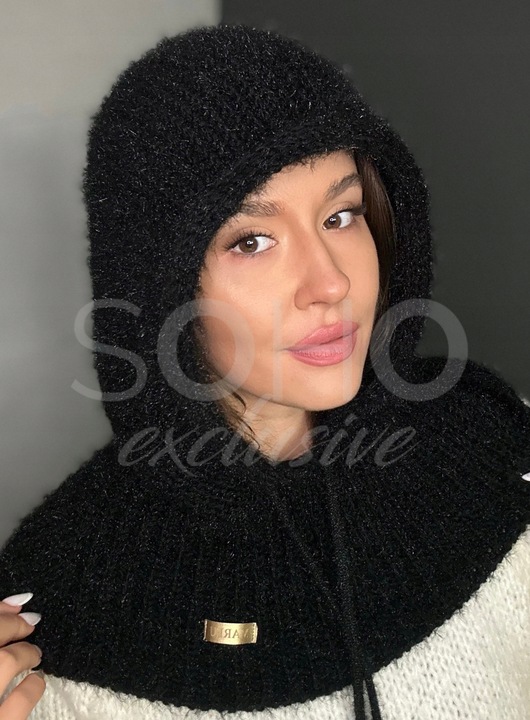 BALACLAVA CZAPKA KAPTUR KOMINIARKA GOLF UNISEKS MIĘKKI CIEPŁY MODNY K