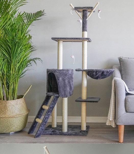 Drapak dla kota drzewo legowisko Domek 138cm F014