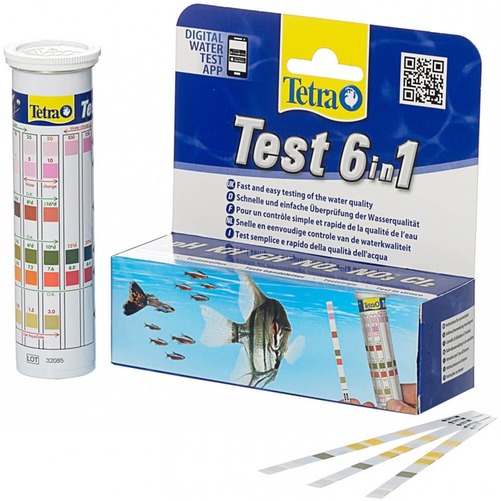 Tetra TEST 6in1 pH gH kH NO2 NO3 CL2 6w1