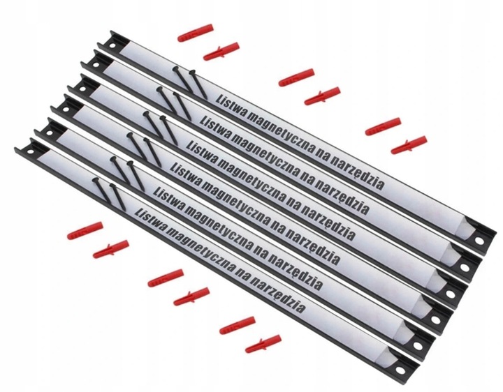 LISTWA MAGNETYCZNA UCHWYT WIESZAK STOJAK NA NOŻE KLUCZE NARZĘDZIA