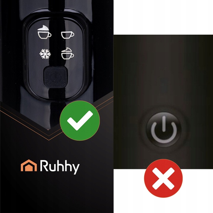 SPIENIACZ DO MLEKA ELEKTRYCZNY RUHHY DZBANKOWY Z PODGRZEWACZEM 4 TRYBY