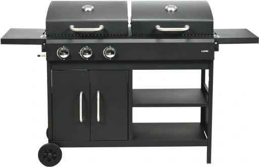 PODWÓJNY GRILL GAZOWO WĘGLOWY 8.4 KW OGRODOWY