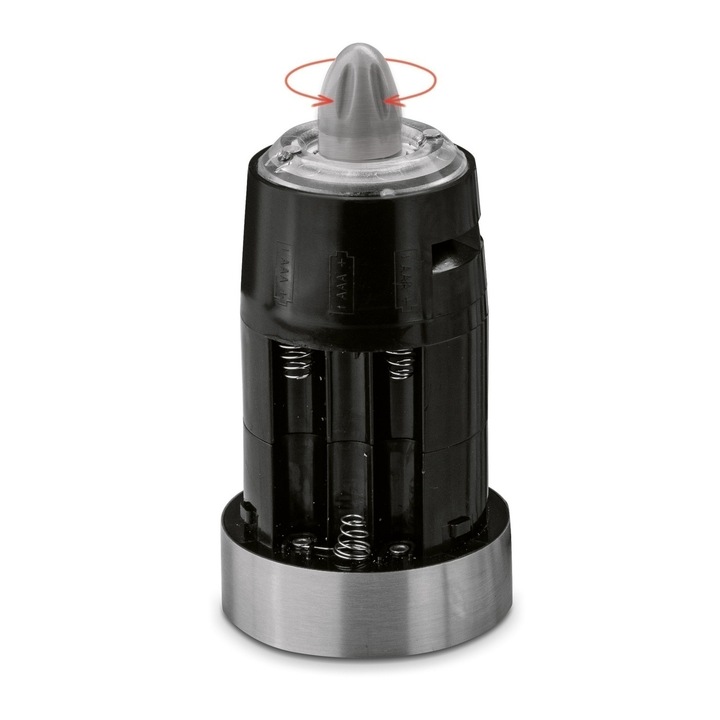 Zestaw 2x MŁYNEK ELEKTRYCZNY PIEPRZU i SOLI biały i czarny Konighoffer Luca