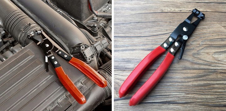 SZCZYPCE DO OPASEK ZACISKOWYCH ROZPRĘŻNYCH PROSTE ZESTAW SZCZYPIEC 2